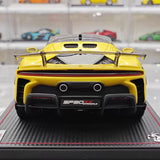 [MR Collection] 1:18 Ferrari 2023 SF90 XX Stradale Glossy Yellow & Black Model Car Resin