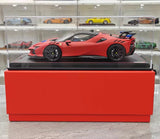 [MR Collection] 1:18 Ferrari 2023 SF90 XX Stradale Matte Red & Blue Model Car Resin