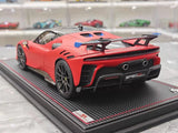 [MR Collection] 1:18 Ferrari 2023 SF90 XX Stradale Matte Red & Blue Model Car Resin