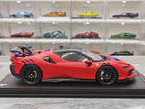 [MR Collection] 1:18 Ferrari 2023 SF90 XX Stradale Matte Red & Blue Model Car Resin