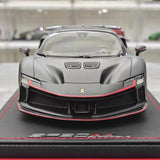 [MR Collection] 1:18 Ferrari 2023 SF90 XX Stradale Matte Black Model Car Resin
