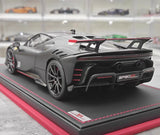 [MR Collection] 1:18 Ferrari 2023 SF90 XX Stradale Matte Black Model Car Resin
