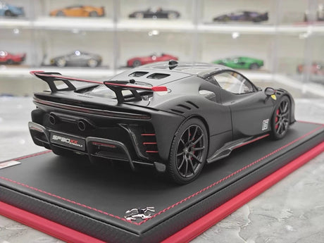 [MR Collection] 1:18 Ferrari 2023 SF90 XX Stradale mat zwart modelauto Hars