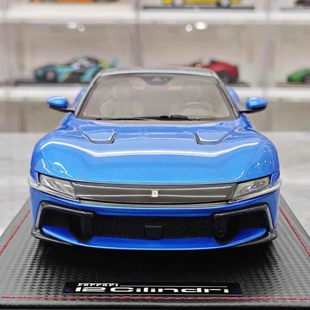 [MR Collection] 1:18 Ferrari 2024 12 Cilindri Blue Model Car Resin