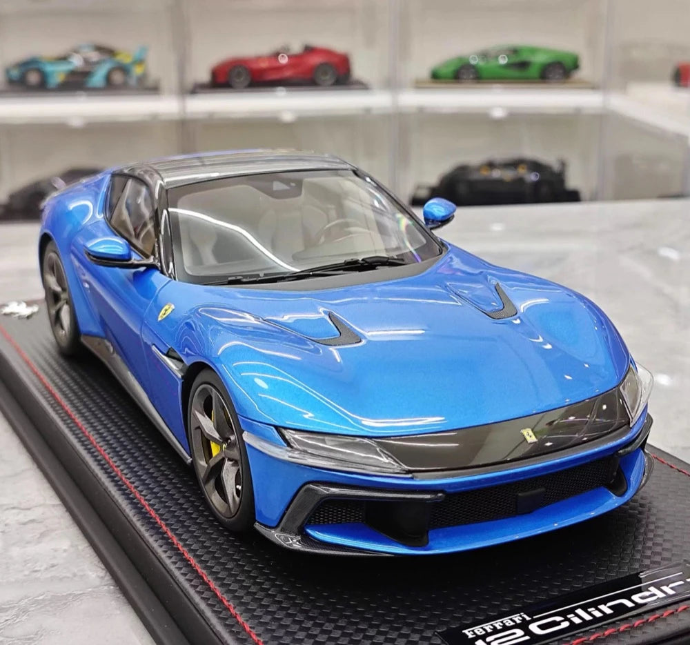 [MR Collection] 1:18 Ferrari 2024 12 Cilindri Blue Model Car Resin