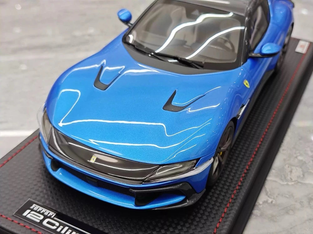[MR Collection] 1:18 Ferrari 2024 12 Cilindri Blue Model Car Resin