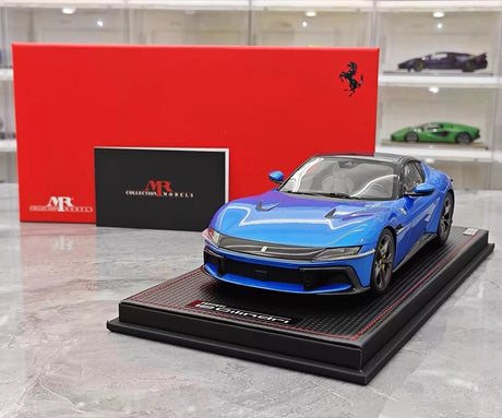 [MR Collection] 1:18 Ferrari 2024 12 Cilindri blauw modelauto Hars