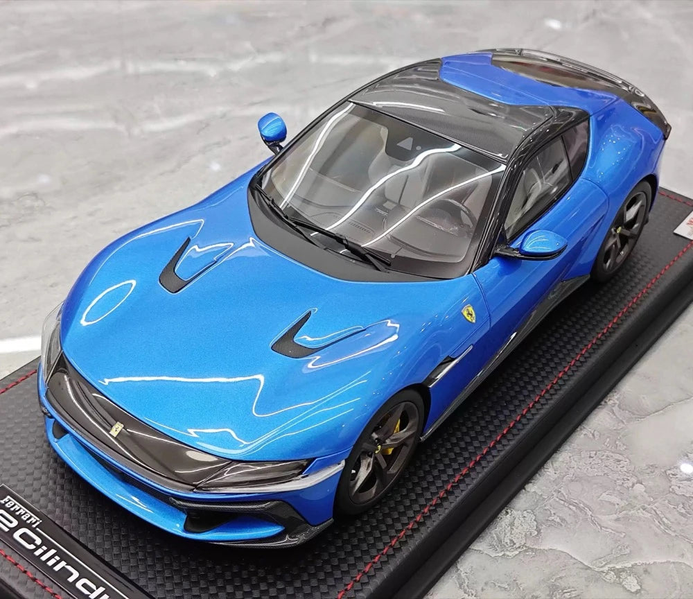 [MR Collection] 1:18 Ferrari 2024 12 Cilindri Blue Model Car Resin
