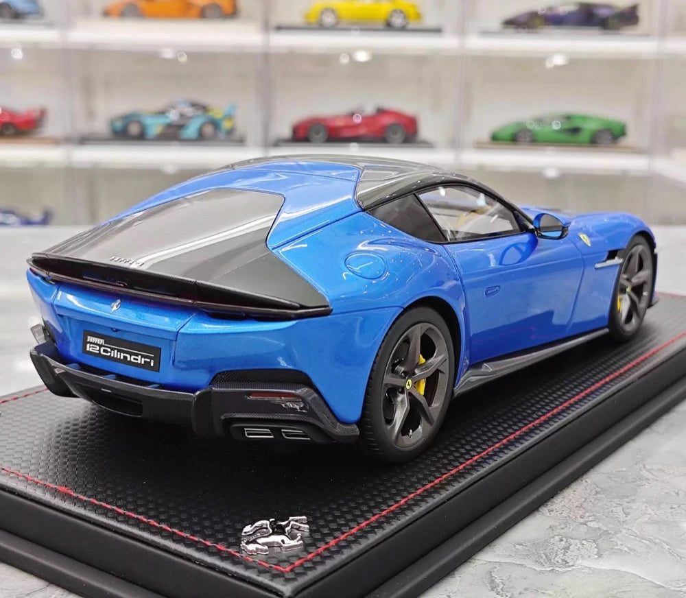 [MR Collection] 1:18 Ferrari 2024 12 Cilindri Blue Model Car Resin