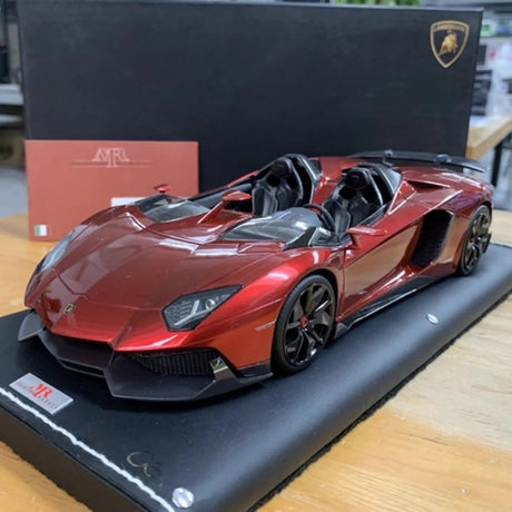[MR collection] 1:18 Lamborghini 2012 Aventador J rouge voiture miniature Resin