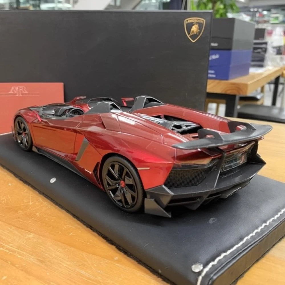 [MR Collection] 1:18 Lamborghini 2012 Aventador J Red Model Car Resin