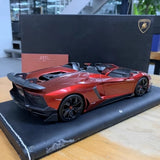 [MR Collection] 1:18 Lamborghini 2012 Aventador J Red Model Car Resin