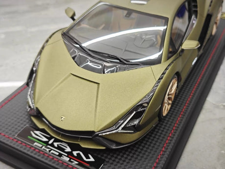 [MR collection] 1:18 Lamborghini 2019 Sian FKP 37 vert voiture miniature Resin