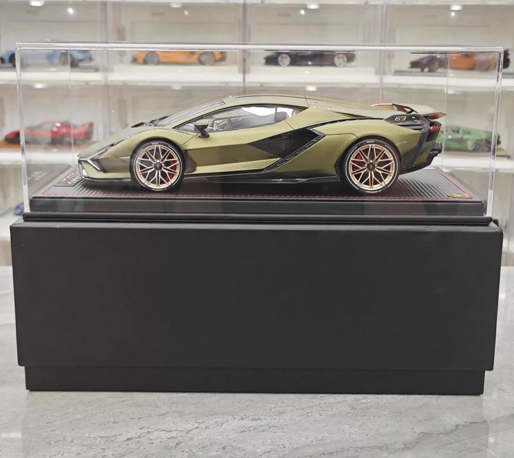 [MR Collection] 1:18 Lamborghini 2019 Sian FKP 37 Green Model Car Resin