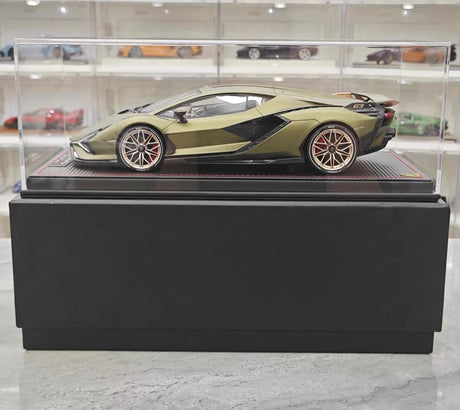 [MR collection] 1:18 Lamborghini 2019 Sian FKP 37 vert voiture miniature Resin