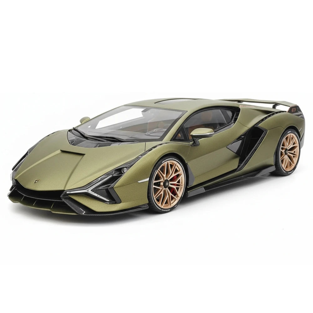[MR Collection] 1:18 Lamborghini 2019 Sian FKP 37 Green Model Car Resin