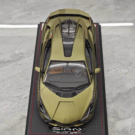 [MR collection] 1:18 Lamborghini 2019 Sian FKP 37 vert voiture miniature Resin