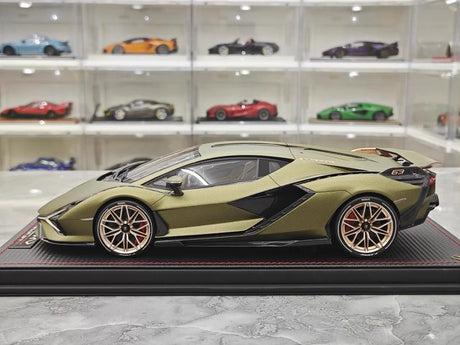 [MR collection] 1:18 Lamborghini 2019 Sian FKP 37 vert voiture miniature Resin
