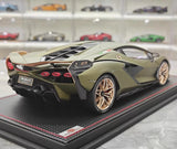 [MR Collection] 1:18 Lamborghini 2019 Sian FKP 37 Green Model Car Resin