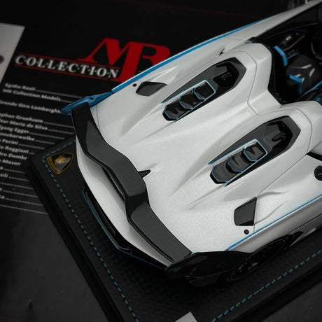 [MR collection] 1:18 Lamborghini 2020 SC20 blanc voiture miniature Resin