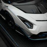 [MR Collection] 1:18 Lamborghini 2020 SC20 White Model Car Resin