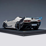 [MR Collection] 1:18 Lamborghini 2020 SC20 White Model Car Resin