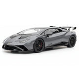[MR Collection] 1:18 Lamborghini 2021 Huracan STO Gray Model Car Resin