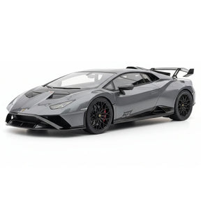 [MR Collection] 1:18 Lamborghini 2021 Huracan STO Gray Model Car Resin