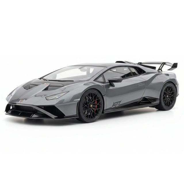 [MR Collection] 1:18 Lamborghini 2021 Huracan STO Gray Model Car Resin