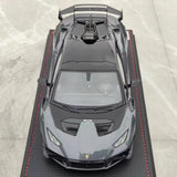 [MR Collection] 1:18 Lamborghini 2021 Huracan STO Gray Model Car Resin