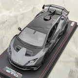 [MR Collection] 1:18 Lamborghini 2021 Huracan STO Gray Model Car Resin