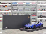 [MR Collection] 1:18 Lamborghini 2021 Huracan STO blauw modelauto Hars