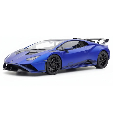 [MR collection] 1:18 Lamborghini 2021 Huracan STO bleu voiture miniature Resin