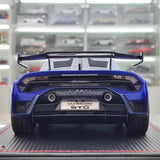 [MR Collection] 1:18 Lamborghini 2021 Huracan STO blauw modelauto Hars
