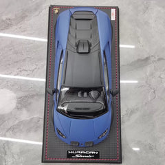 [MR collection] 1:18 Lamborghini 2022 Huracan Sterrato bleu voiture miniature Resin