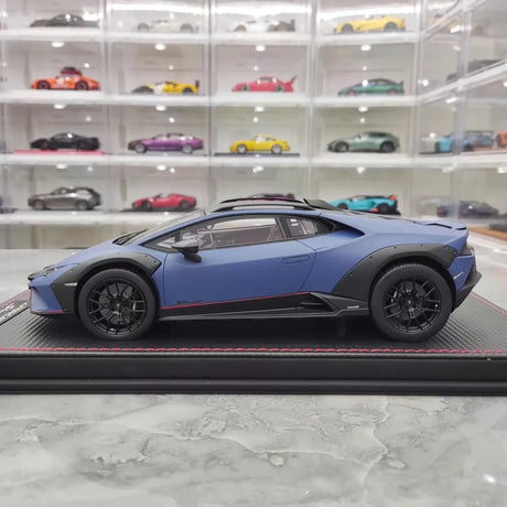 [MR Collection] 1:18 Lamborghini 2022 Huracan Sterrato Blue Model Car Resin