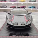 [MR Collection] 1:18 Lamborghini 2022 Huracan Sterrato grigio modellino di auto resina
