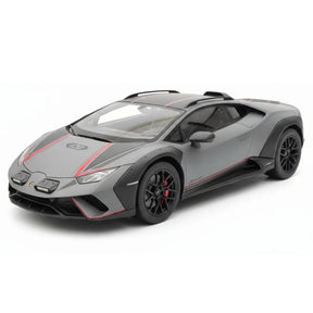 [MR Collection] 1:18 Lamborghini 2022 Huracan Sterrato grigio modellino di auto resina