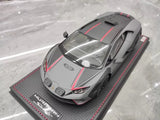 [MR Collection] 1:18 Lamborghini 2022 Huracan Sterrato grigio modellino di auto resina