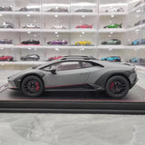 [MR Collection] 1:18 Lamborghini 2022 Huracan Sterrato grigio modellino di auto resina