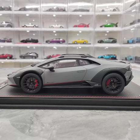 [MR Collection] 1:18 Lamborghini 2022 Huracan Sterrato Gray Model Car Resin