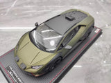 [MR Kollektion] 1:18 Lamborghini 2022 Huracan Sterrato grön modellbil harts