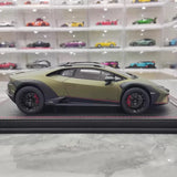 [MR Kollektion] 1:18 Lamborghini 2022 Huracan Sterrato grön modellbil harts