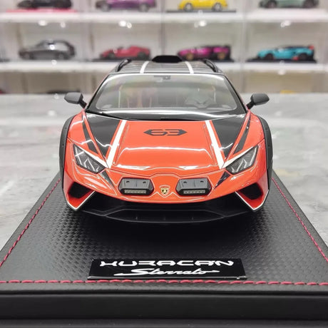 [MR Collection] 1:18 Lamborghini 2022 Huracan Sterrato Orange Model Car Resin