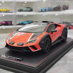 [MR Collection] 1:18 Lamborghini 2022 Huracan Sterrato Orange Model Car Resin