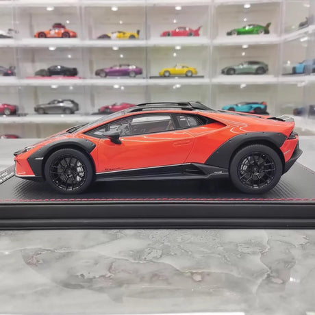 [MR Collection] 1:18 Lamborghini 2022 Huracan Sterrato Orange Model Car Resin