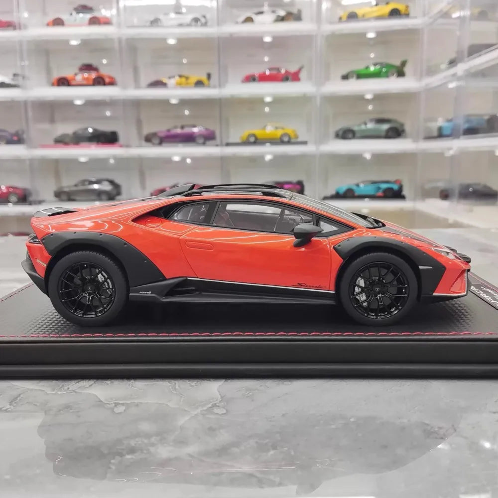 [MR Collection] 1:18 Lamborghini 2022 Huracan Sterrato Orange Model Car Resin