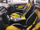 [MR collection] 1:18 Lamborghini 2022 Huracan Sterrato jaune voiture miniature Resin