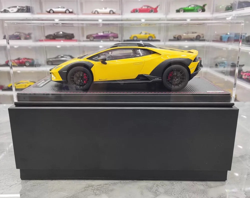 [MR collection] 1:18 Lamborghini 2022 Huracan Sterrato jaune voiture miniature Resin