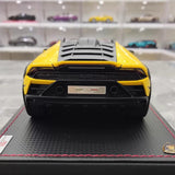 [MR collection] 1:18 Lamborghini 2022 Huracan Sterrato jaune voiture miniature Resin